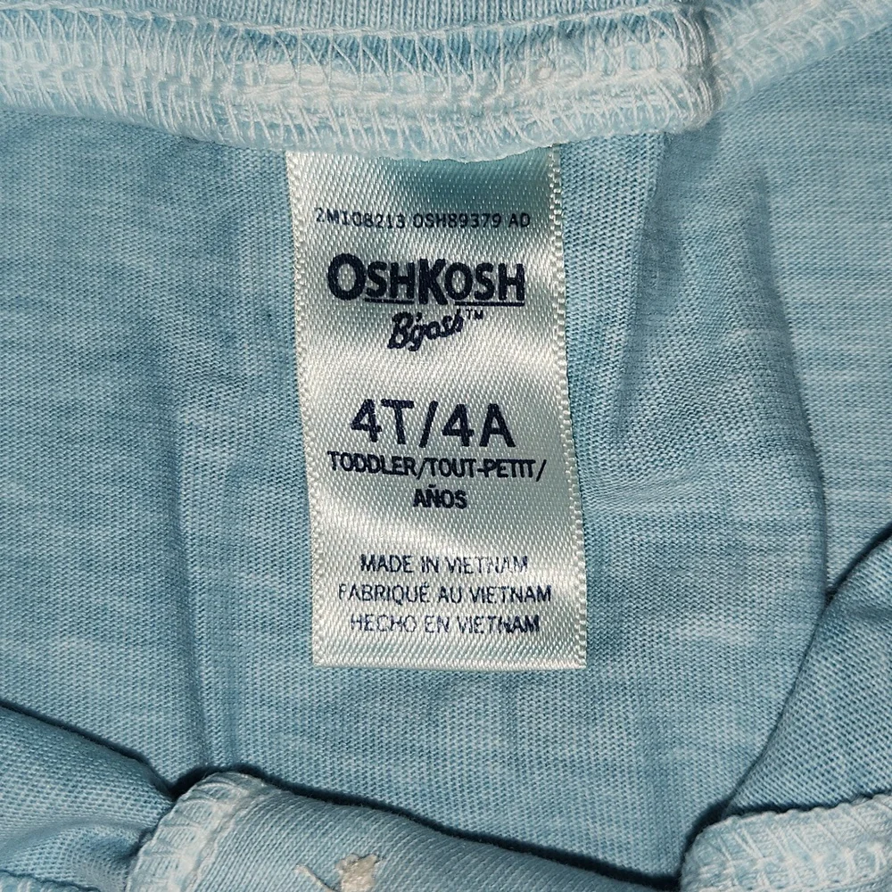 NWT OshKosh B'gosh Sky Blue Long Sleeve Henley